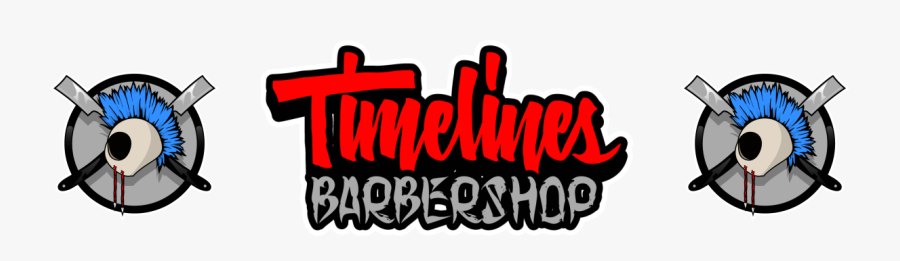 Timelines Barbershop, Transparent Clipart