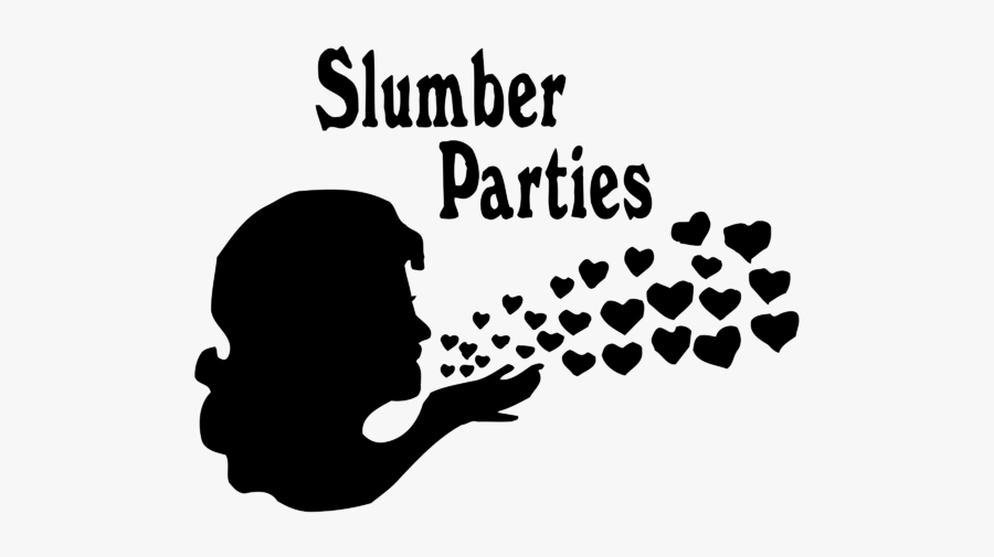 Slumber Party Silhouette Png, Transparent Clipart