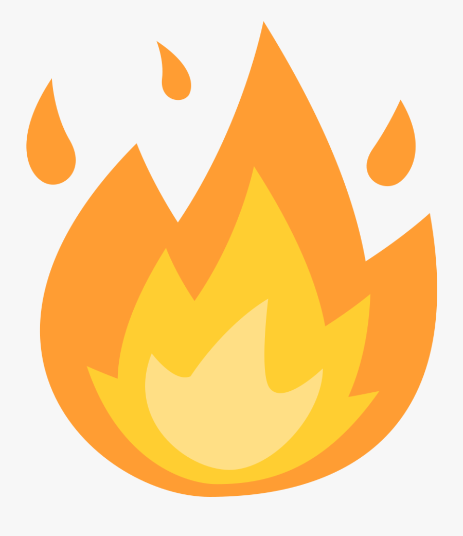 Emoji Png Fire - Fire Emoji Png, Transparent Clipart