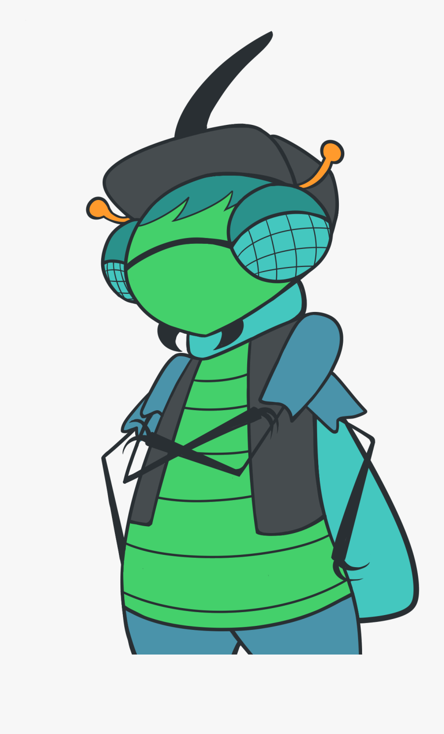 Bug Fursona, Transparent Clipart