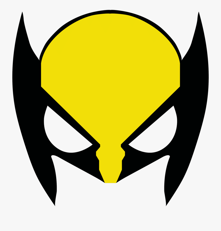 Wolverine Mask Png - Wolverine Mask Template , Free Transparent Clipart