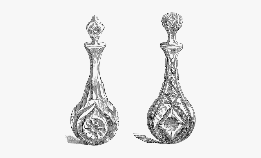 Victorian Clipart Bottle - Victorian Era Bottles, Transparent Clipart