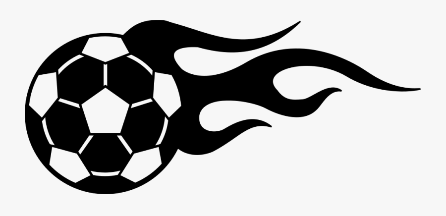 Soccer Ball Clipart Flame - Football Icon Png, Transparent Clipart