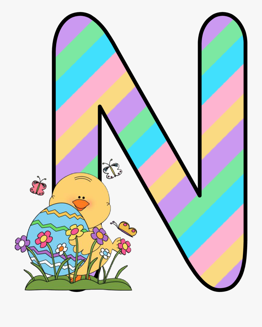 Ch B *✿* Alfabeto Easter De Kid Sparkz Clipart , Png - D Alfabeto Easter De Kidsparkz Holiday Fonts, Transparent Clipart