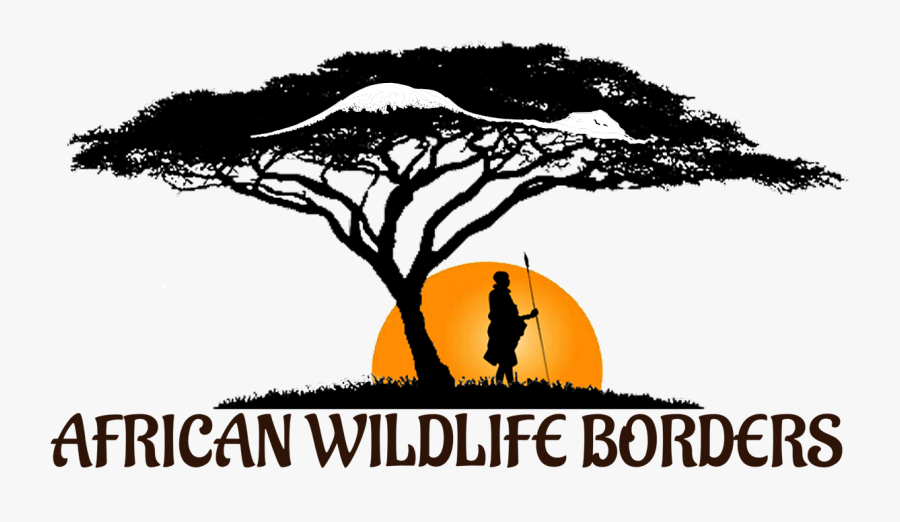 Transparent Africa Tree Png - African Savanna Trees Silhouette, Transparent Clipart