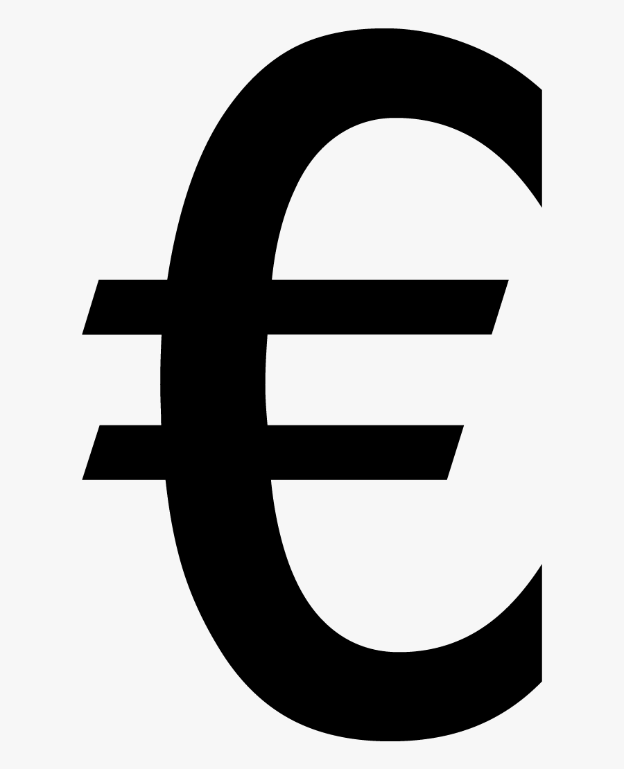 Euro Sign Icon - Euro Symbol Transparent Background, Transparent Clipart