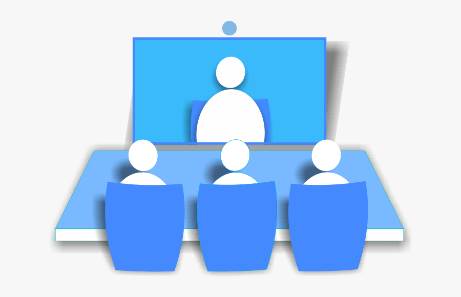 Video Conference System Icon, Transparent Clipart