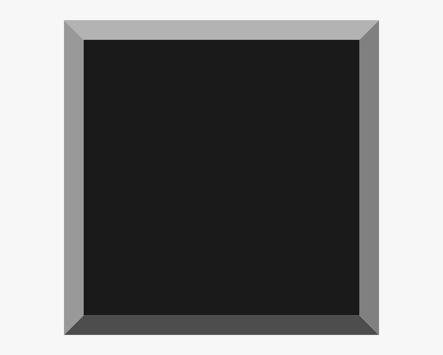 Square - Clipart - Monochrome, Transparent Clipart