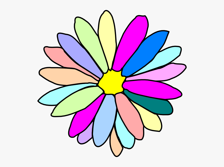 Flower Bloom Clip Art Clipart Free Download - Daisy Flower Black And White Clipart, Transparent Clipart