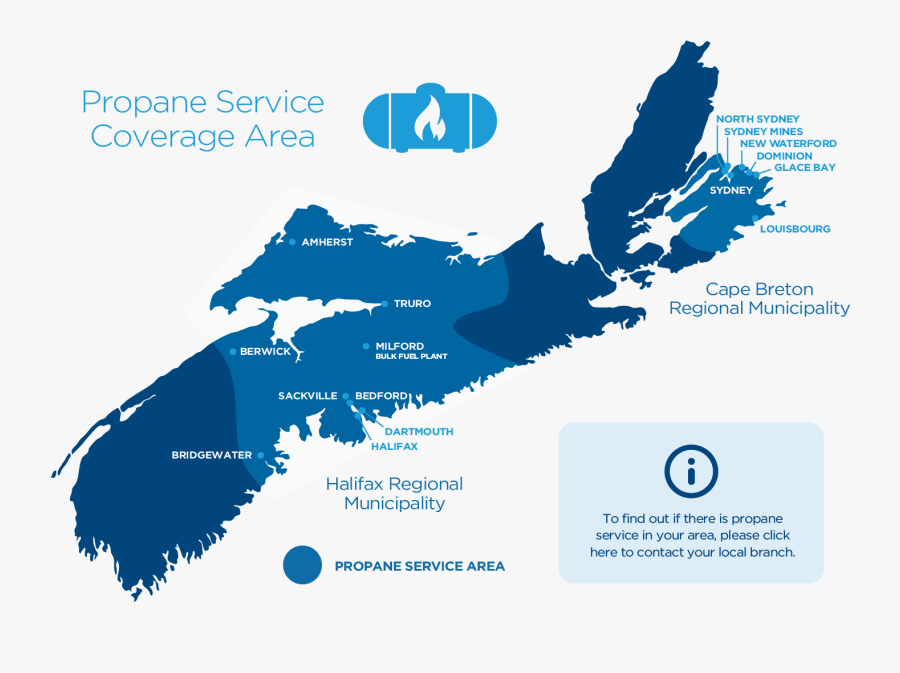 Propane Service Coverage Area - Federal Riding Map Nova Scotia, Transparent Clipart