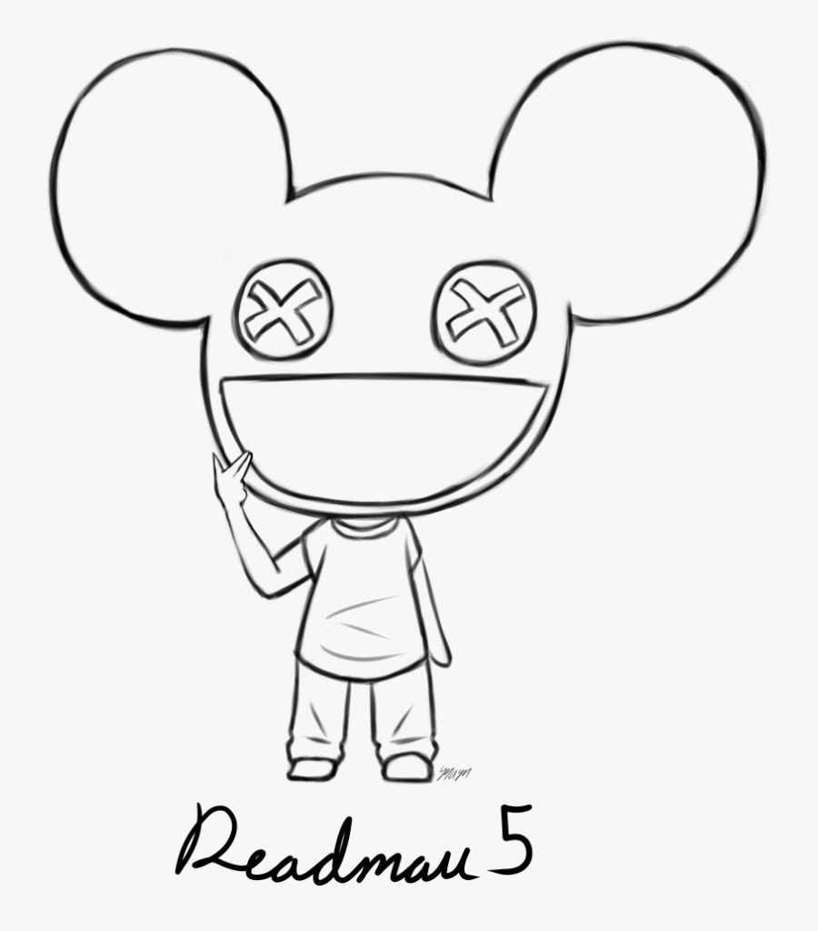 Clip Art Dead Mouse Drawing - Dead Mouse Dj Drawing, Transparent Clipart