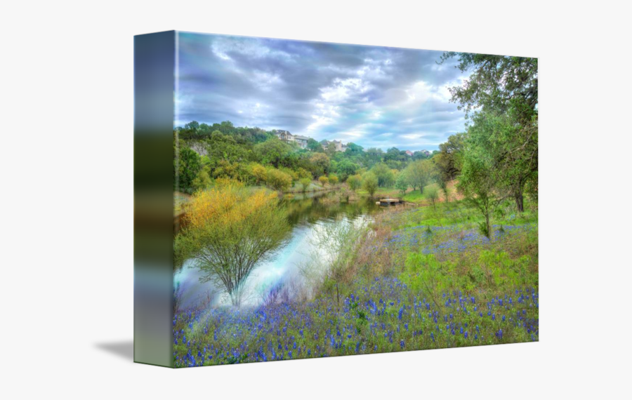 Clip Art Heavenly Landscape - Freshwater Marsh, Transparent Clipart