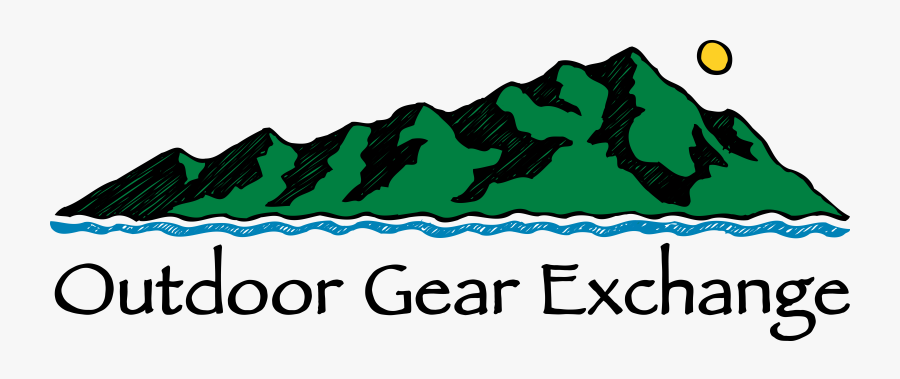 Oge Logo Current Mtns In White - Outdoor Gear Exchange, Transparent Clipart