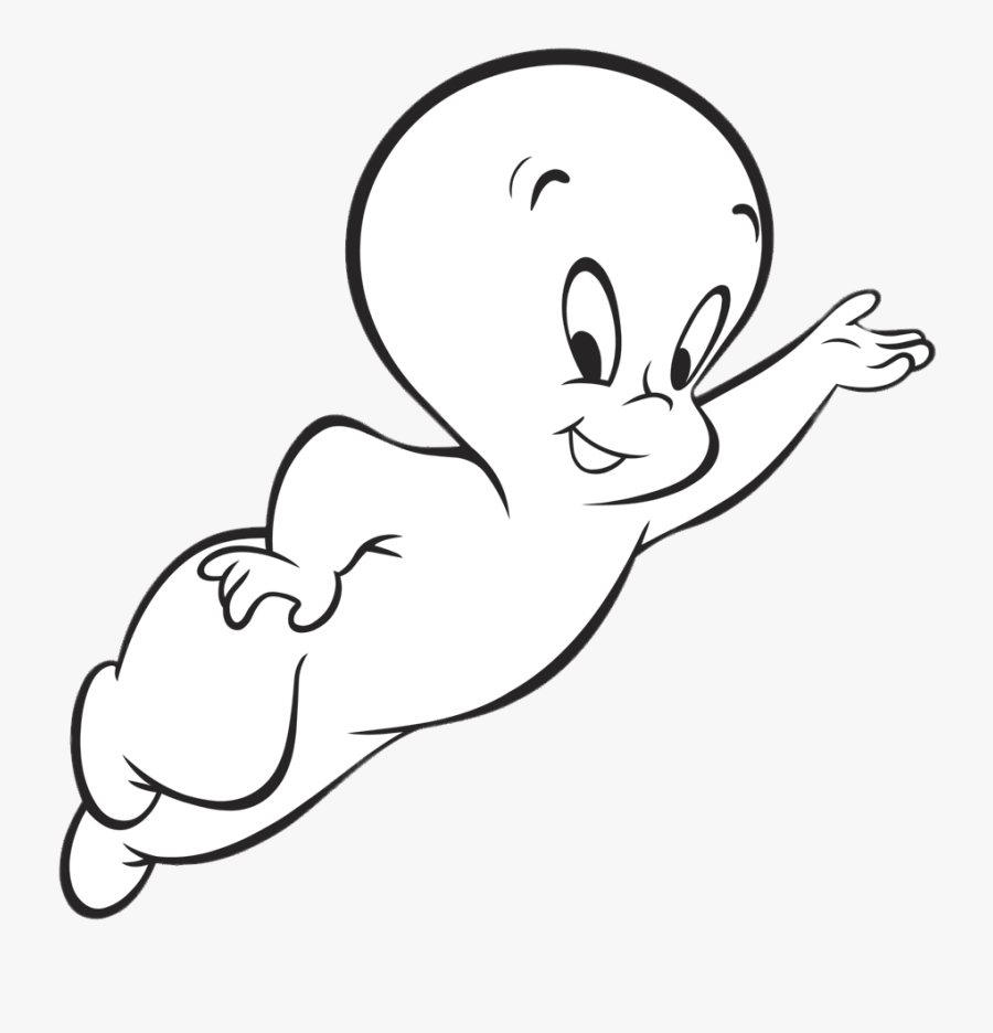 Casper Smiling - Casper The Ghost Icon, Transparent Clipart