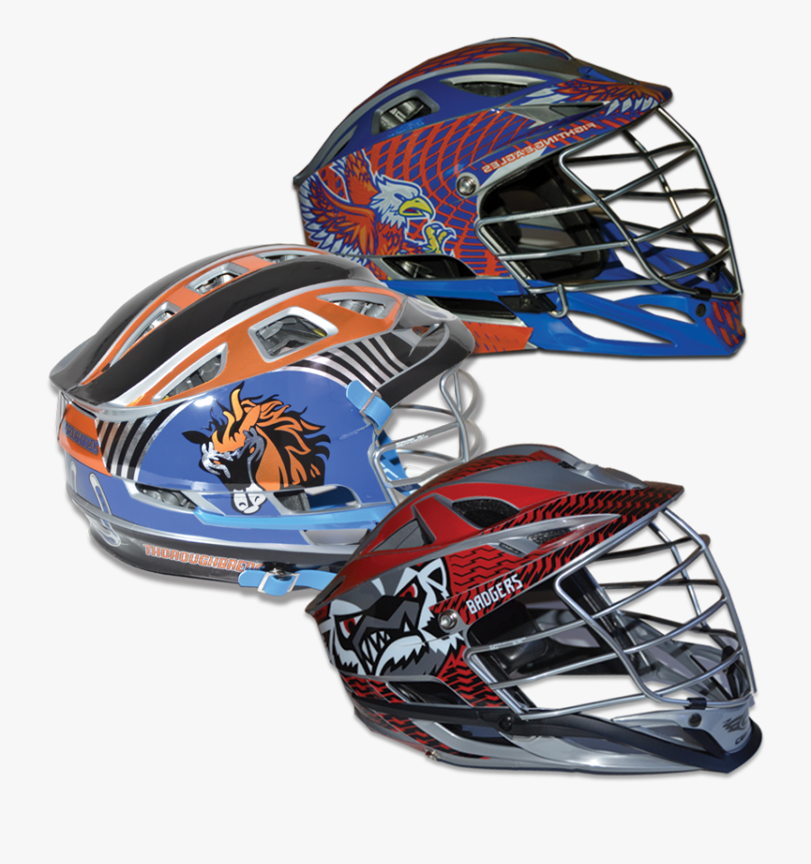 Lacrosse Decals & Stickers - Lacrosse Helmet, Transparent Clipart