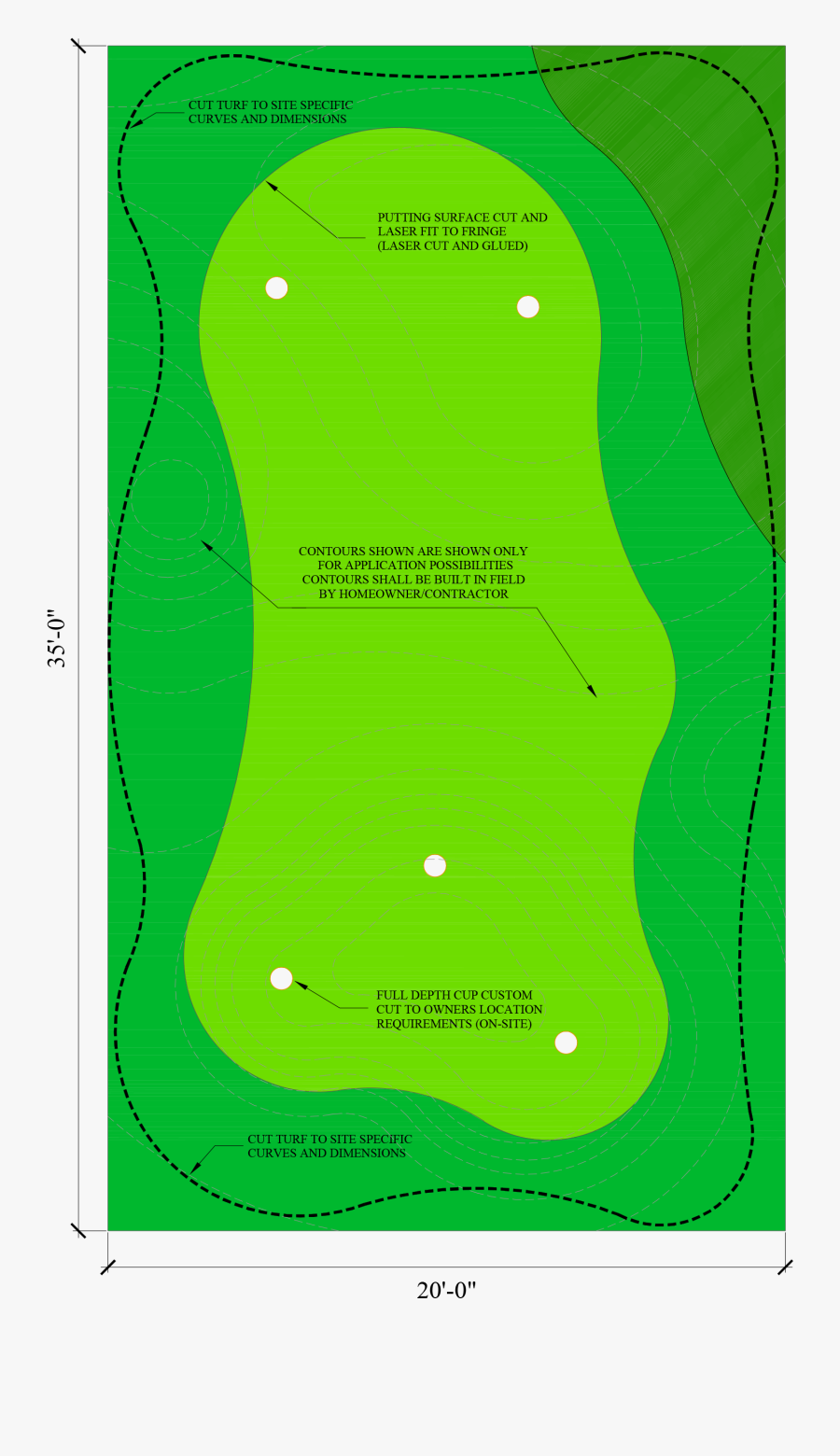 Golfer Clipart Golf Green - Golf Green Dimensions, Transparent Clipart