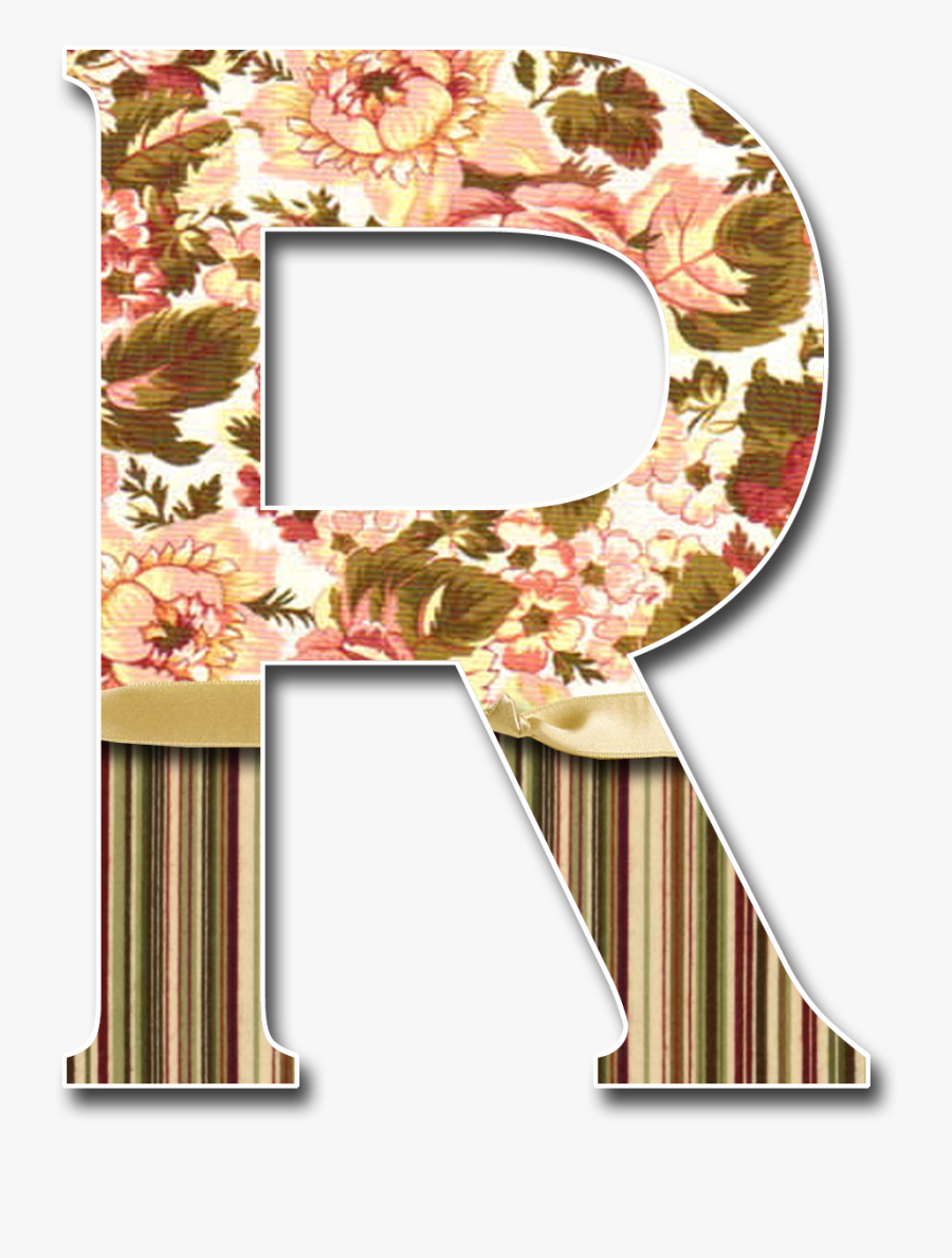 Flower Clipart Alphabet R Name - Scrapbook Alphabet D Png, Transparent Clipart