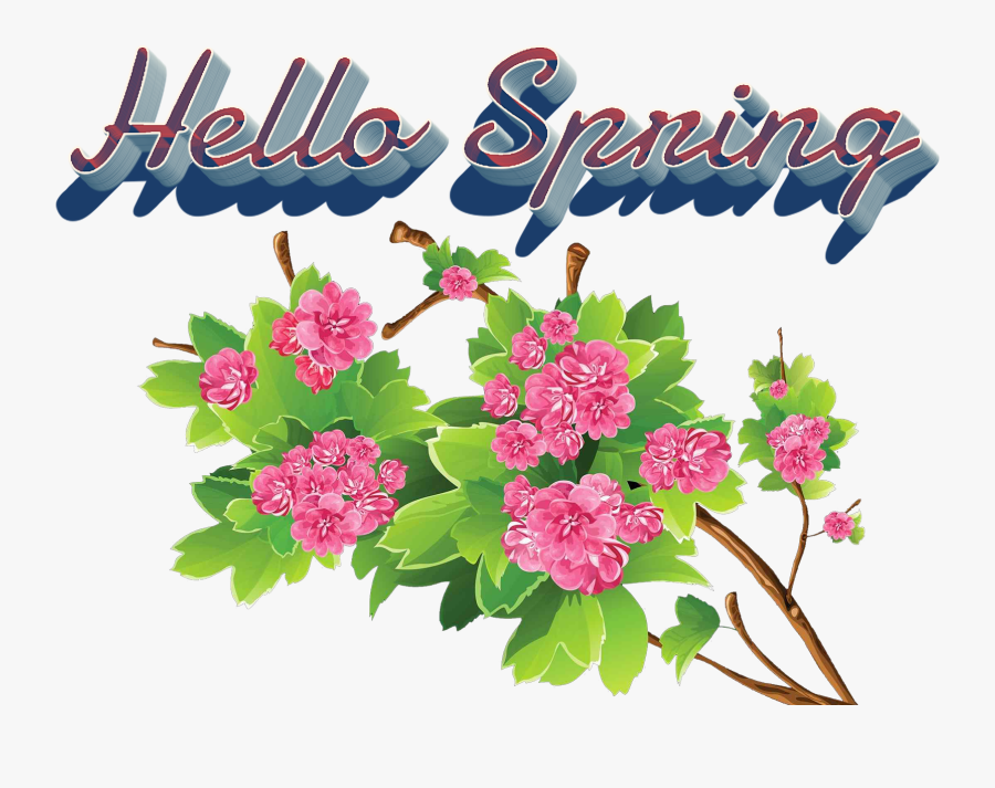 Hello Spring Png Image File - Bouquet, Transparent Clipart
