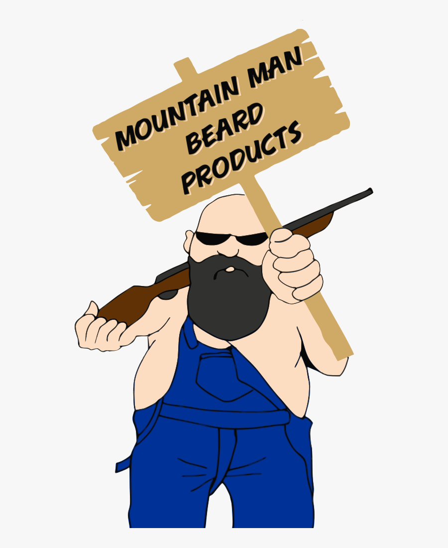 Testimonials Beard Products Cartoon - Cartoon Mountain Man, Transparent Clipart