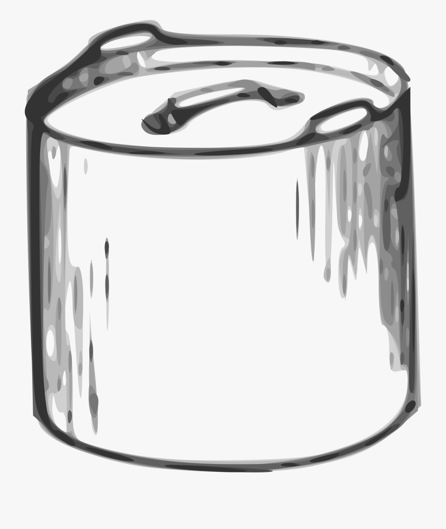 Big Image Png - Pot Of Chili Black And White, Transparent Clipart