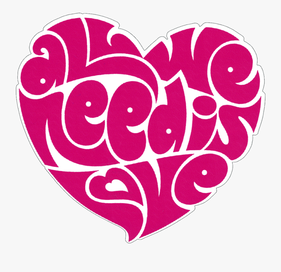 All You Need Is Love Heart, Transparent Clipart