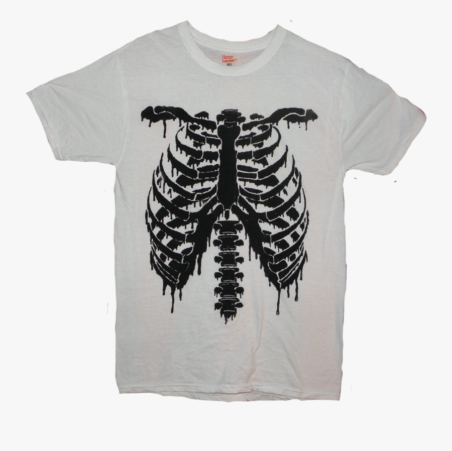 Transparent Rib Cage Png - Morgan And Marston T Shirt, Transparent Clipart