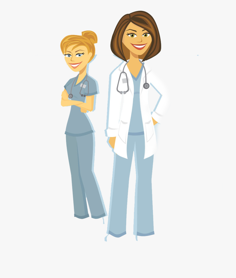 Clipart Doctor White Coat - Female Avatar, Transparent Clipart