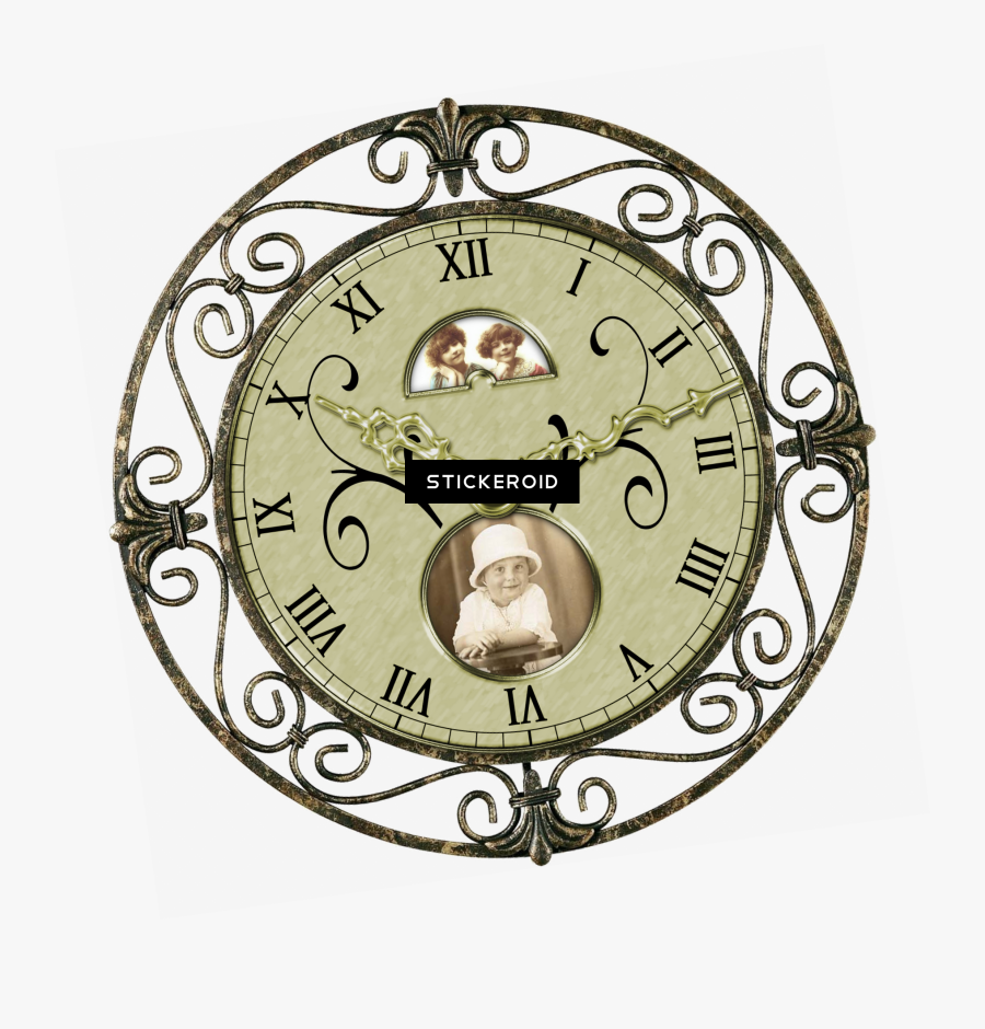 Vintage Clock Clipart , Png Download - Vintage Clock Clipart Transparent Background, Transparent Clipart