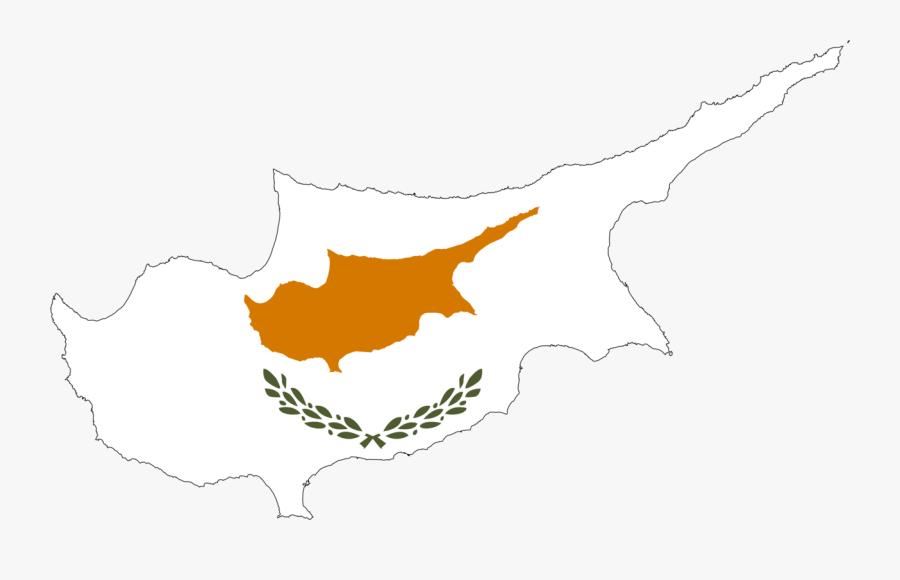 Transparent Graduation Scroll Png - Plain Map Of Cyprus, Transparent Clipart