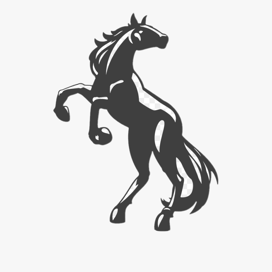 Лошадь символ. Векторная лошадь. Силуэт лошади на прозрачном фоне. Векторное изображение коня.