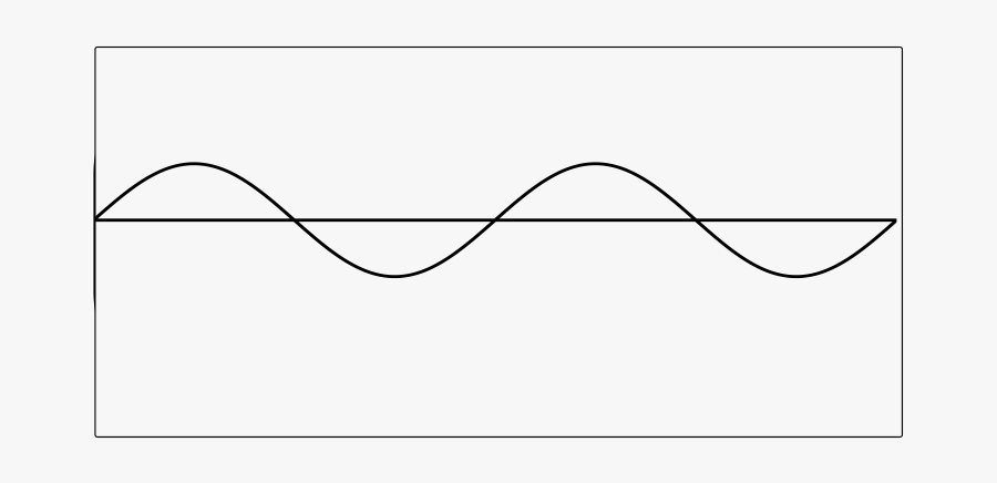 Sine Curve - Line Art, Transparent Clipart