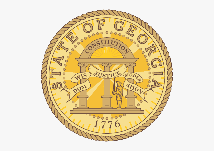 Georgia State Seal Vector - Georgia State Seal Png, Transparent Clipart