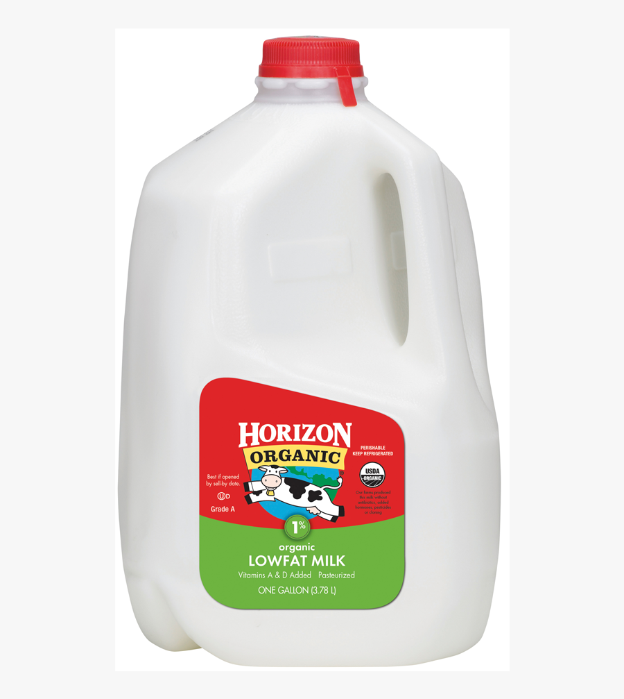 Milk Gallon Png - Horizon Organic Milk, Transparent Clipart