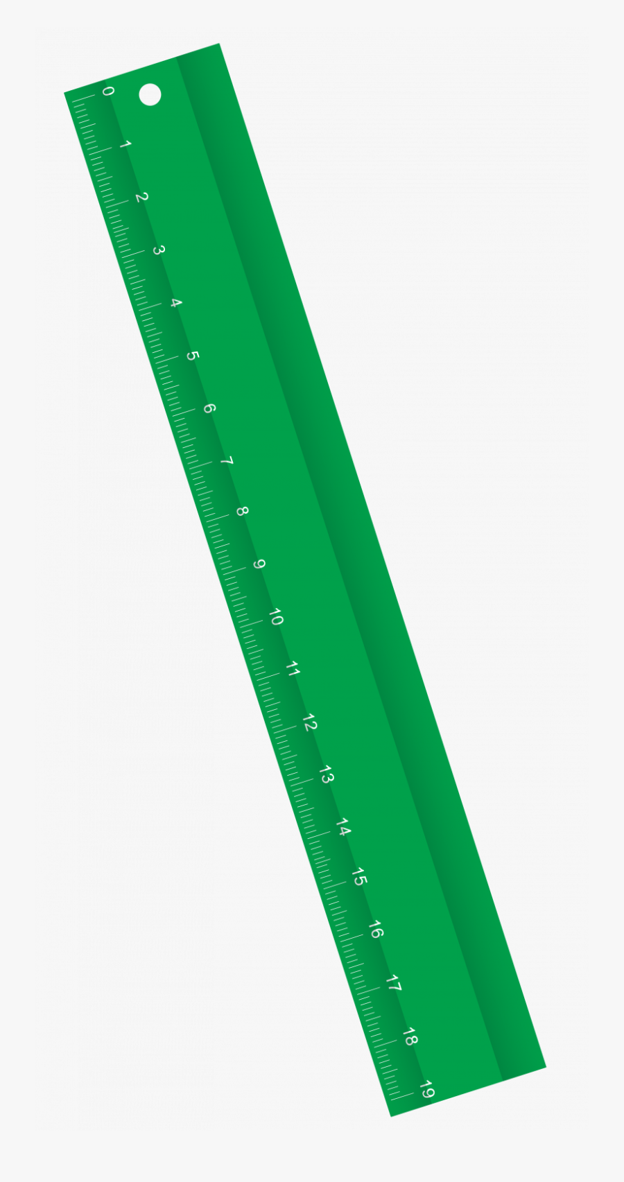 Green Png Image High - Green Ruler Transparent Background, Transparent Clipart