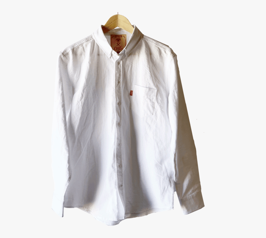 Button-up Shirt, White Oxford - Blouse, Transparent Clipart