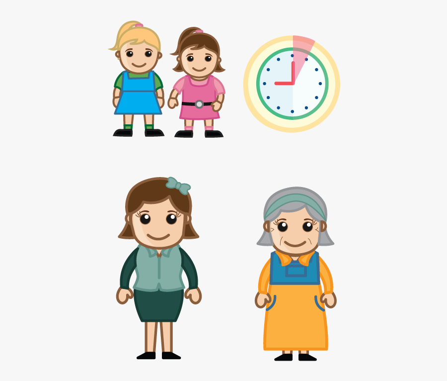 Sad Family Vector, Transparent Clipart