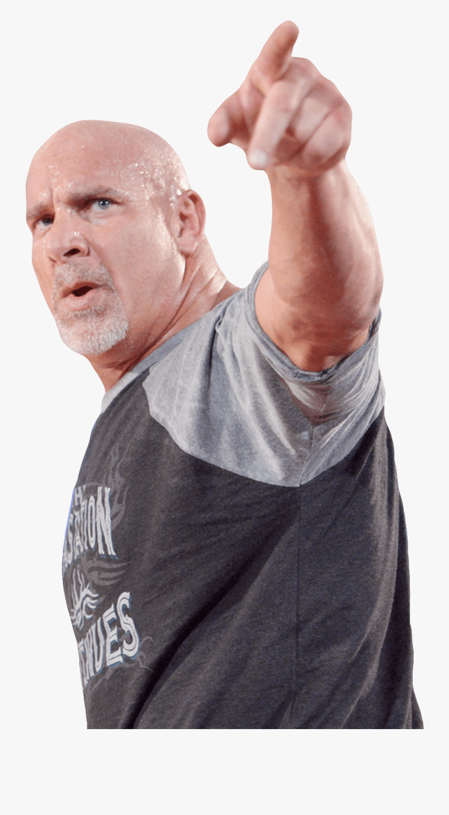 Bill Goldberg Pointing Up Clip Arts - Goldberg Png, Transparent Clipart