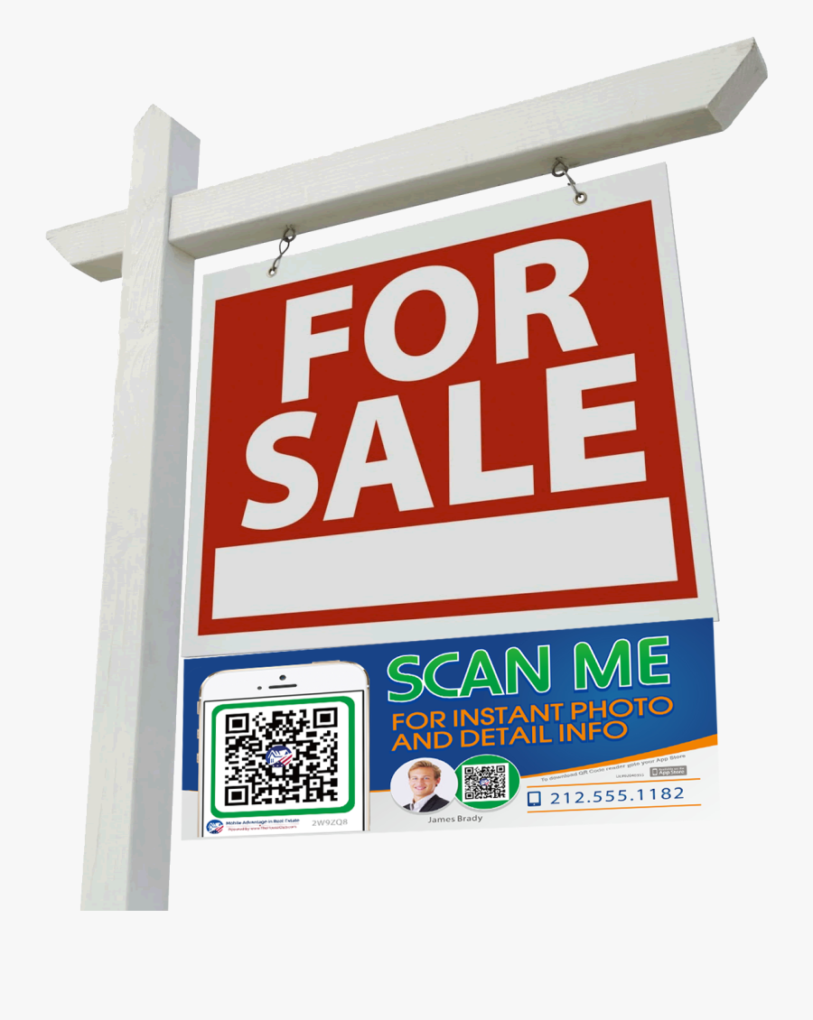 House For Sale Sign, Transparent Clipart