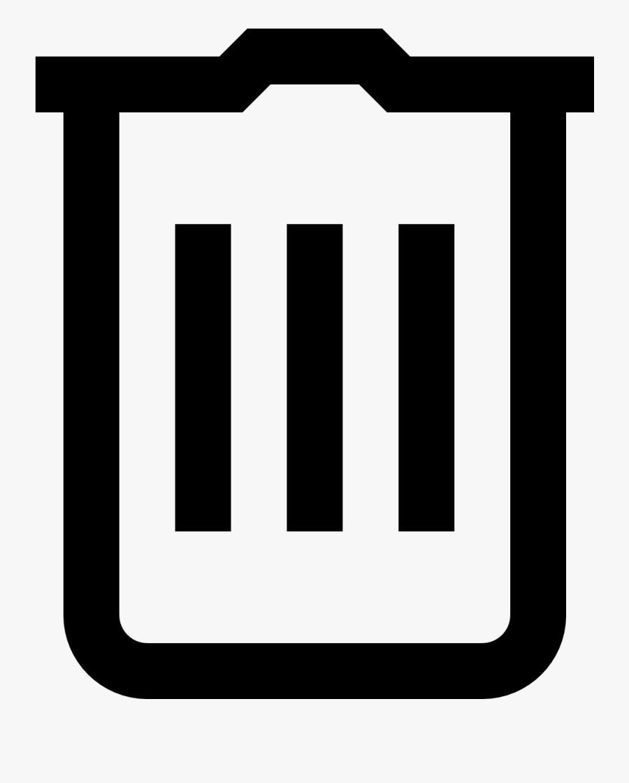 Delete Icon Png Small, Transparent Clipart