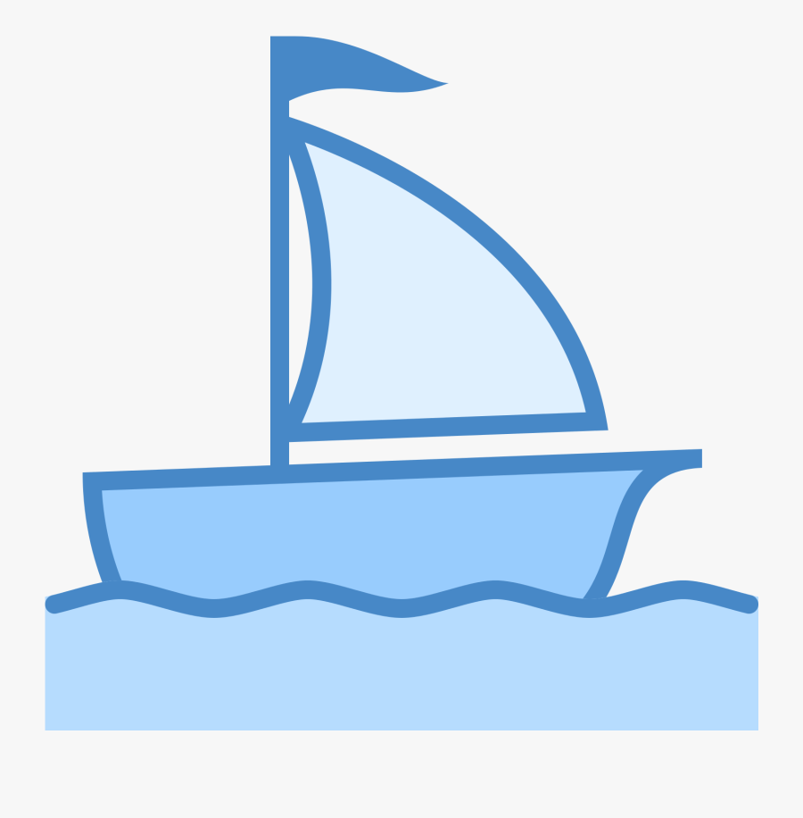 blue sailboat clip art