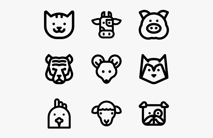 Zoo Vector Animal - Hand Drawn Icon Png, Transparent Clipart