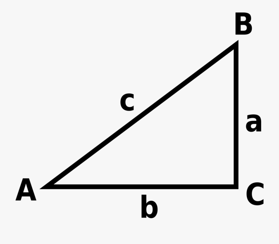 Triangle,angle,area - Pythagorean Theorem Clipart, Transparent Clipart