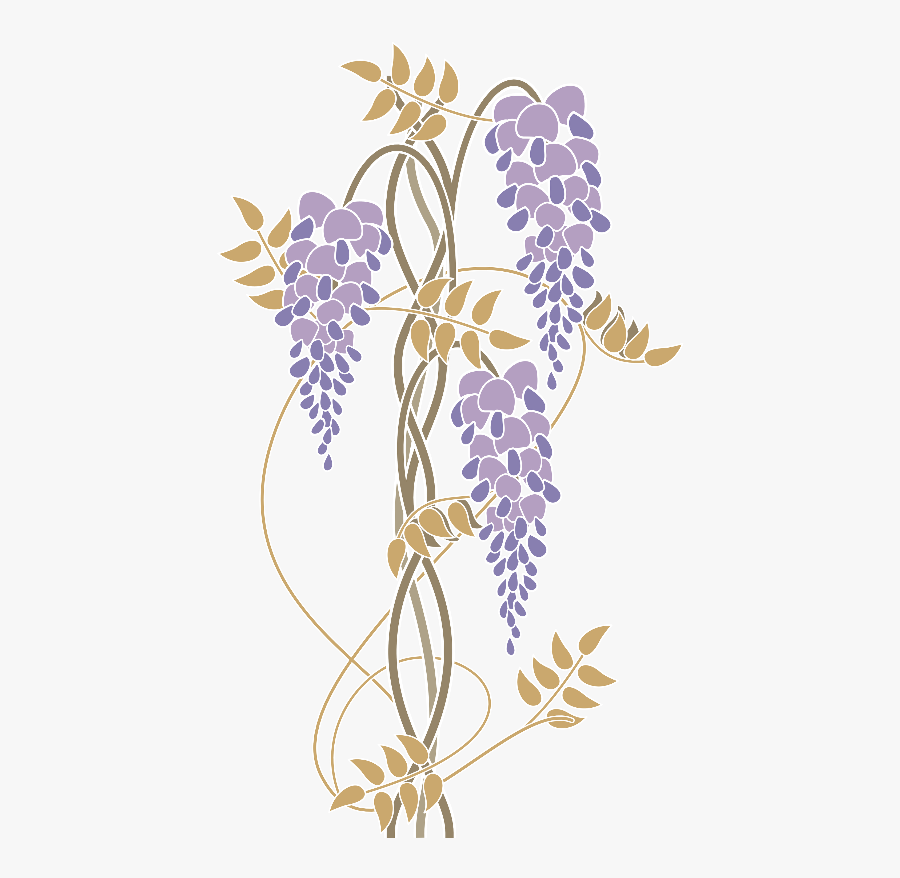 Clip Art Gifts With Wisteria By - Wisteria Transparent, Transparent Clipart