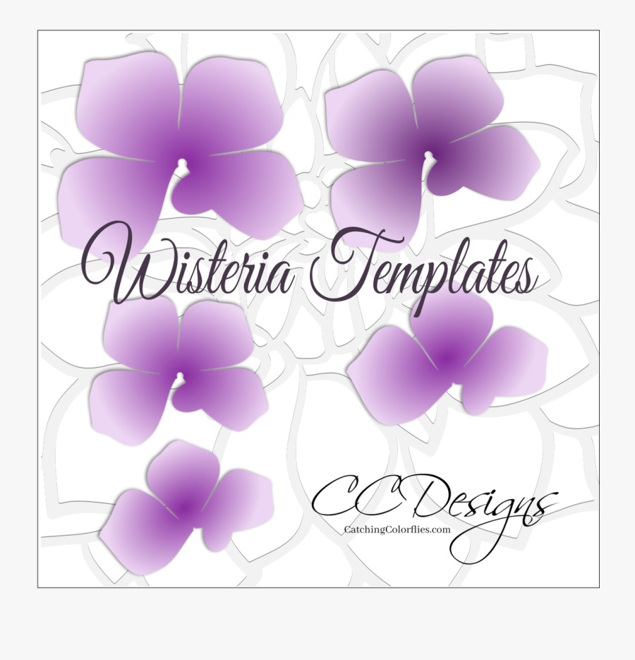 Lavender Clipart Rosemary Plant - Printable Wisteria Template, Transparent Clipart