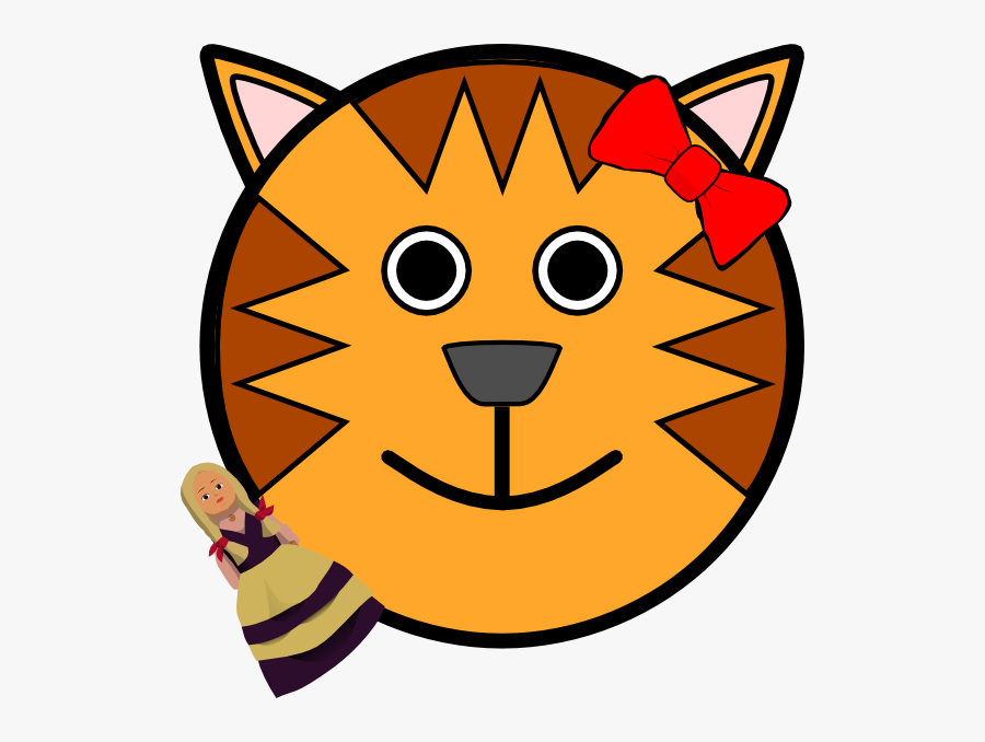 Tiger Face Cartoon Drawing , Free Transparent Clipart - ClipartKey