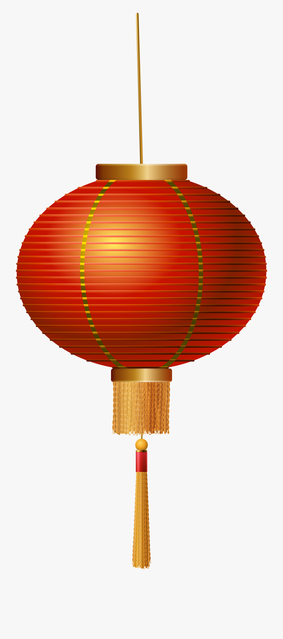 Red Chinese Lantern Png Clip Art - Chinese Lantern Transparent Background, Transparent Clipart