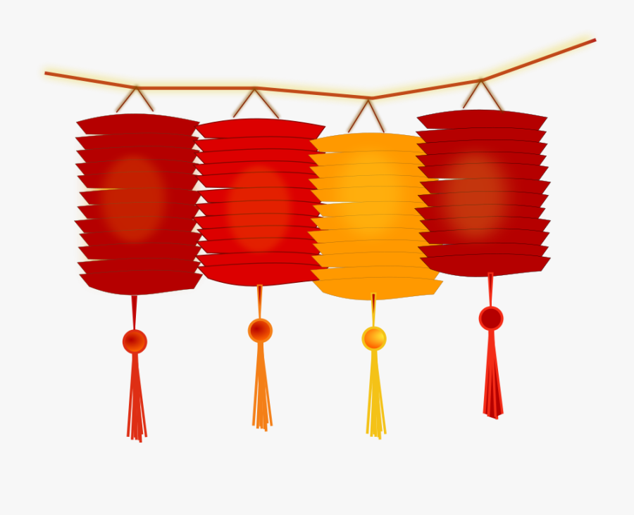 Chinese Lantern Clipart, Vector Clip Art Online, Royalty - Lantern Chinese New Year Clip Art, Transparent Clipart