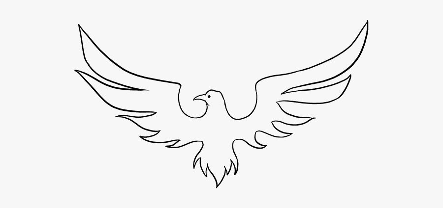 how to draw phoenix bird easy drawing free transparent clipart clipartkey how to draw phoenix bird easy drawing