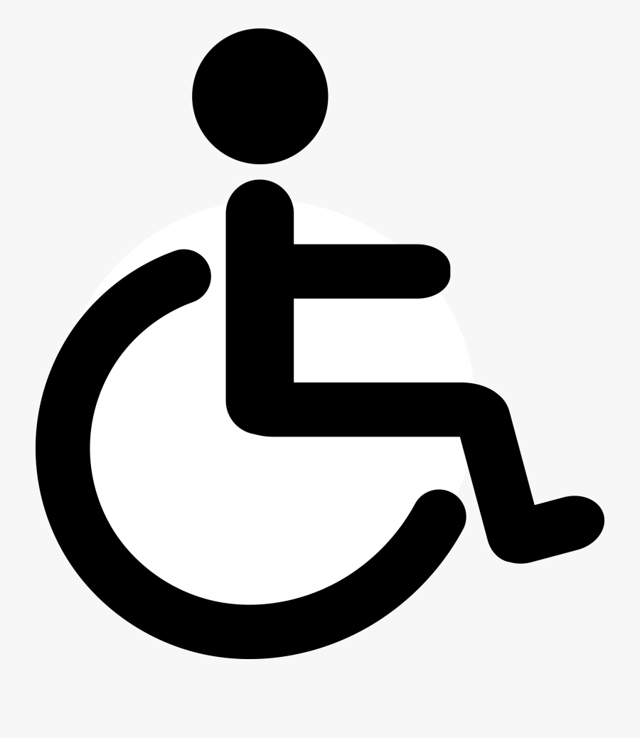 Wheelchair Pictogram - Wheelchair Clipart, Transparent Clipart
