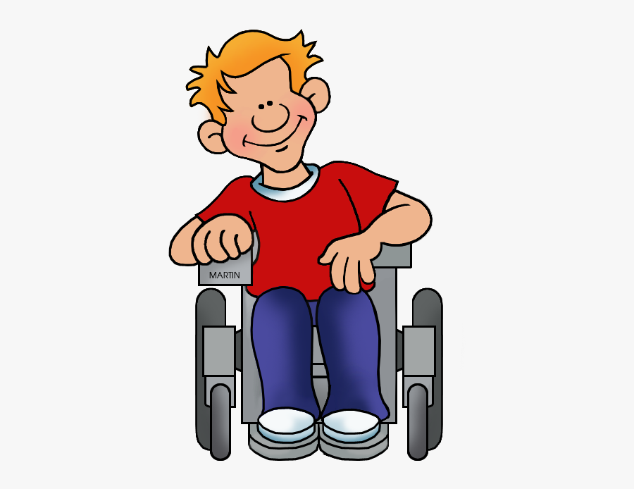 Clipart Child Wheelchair - Person In Wheelchair Clipart, Transparent Clipart